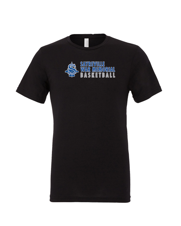 Sayreville War Memorial HS Boys Basketball Basic - Mens Tri Blend Shirt