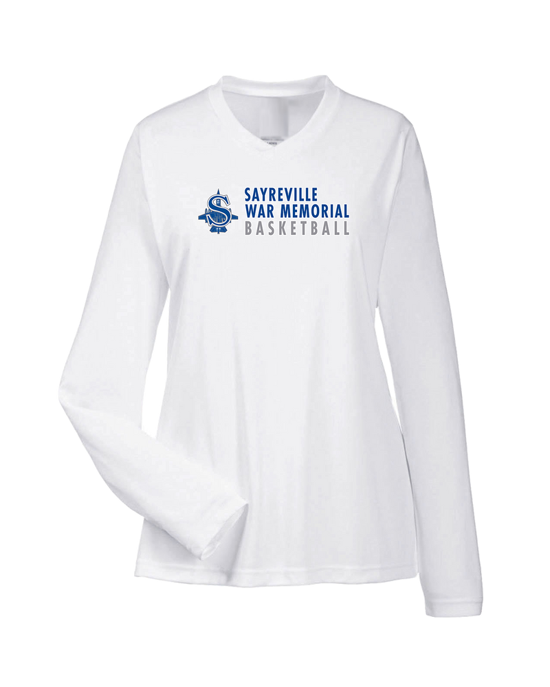 Sayreville War Memorial HS Boys Basketball Basic - Womens Performance Long Sleeve
