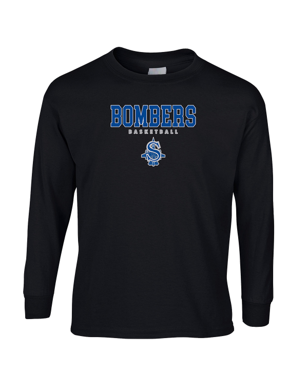 Sayreville War Memorial HS Boys Basketball Block - Mens Cotton Long Sleeve