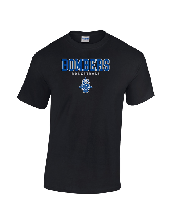 Sayreville War Memorial HS Boys Basketball Block - Cotton T-Shirt