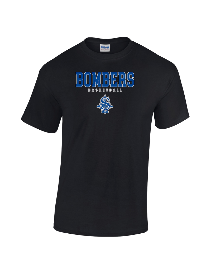 Sayreville War Memorial HS Boys Basketball Block - Cotton T-Shirt