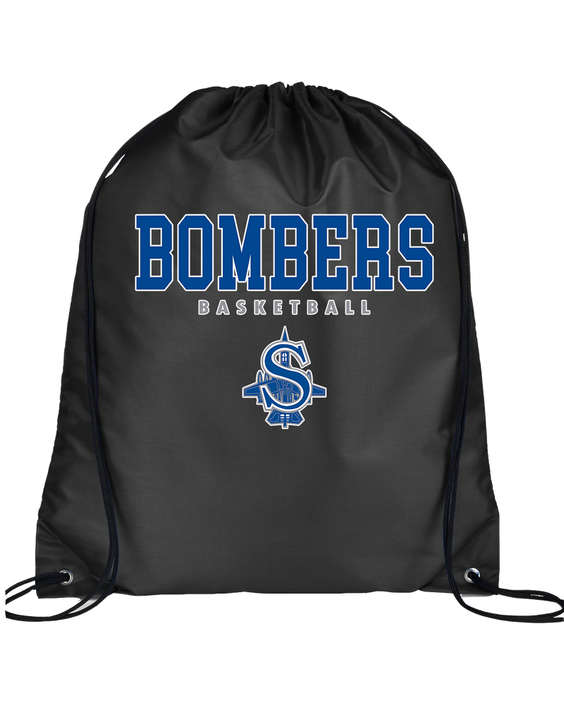 Sayreville War Memorial HS Boys Basketball Block - Drawstring Bag