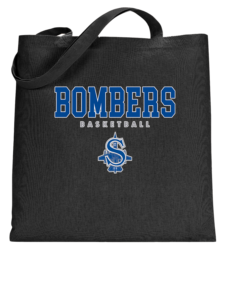 Sayreville War Memorial HS Boys Basketball Block - Tote Bag
