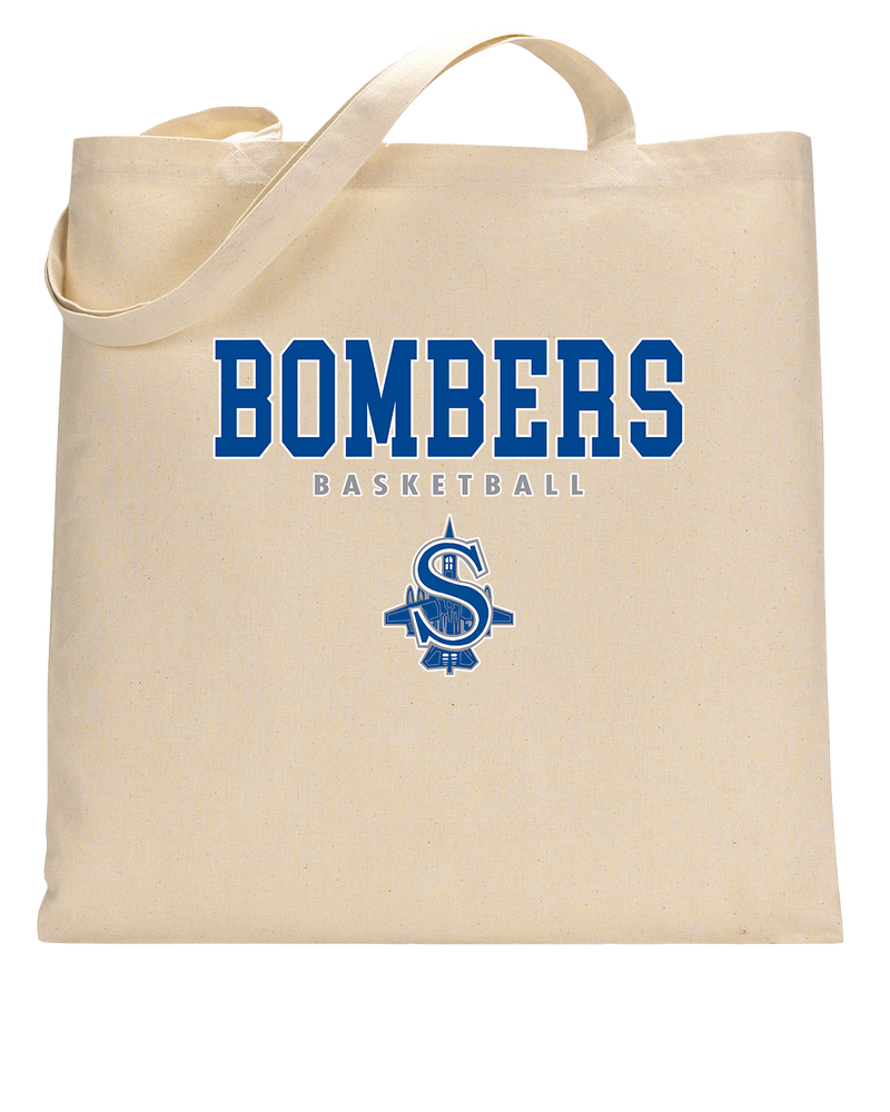 Sayreville War Memorial HS Boys Basketball Block - Tote Bag