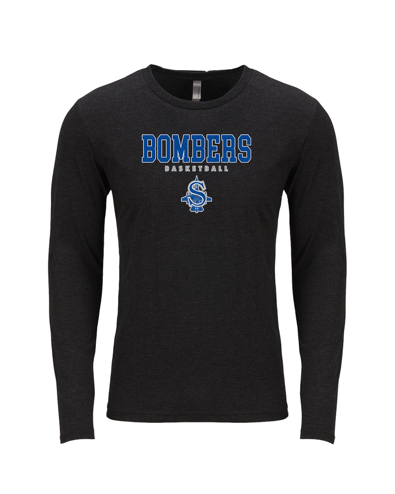 Sayreville War Memorial HS Boys Basketball Block - Tri Blend Long Sleeve