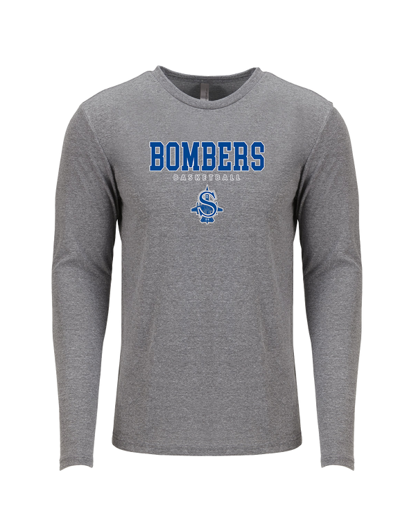 Sayreville War Memorial HS Boys Basketball Block - Tri Blend Long Sleeve