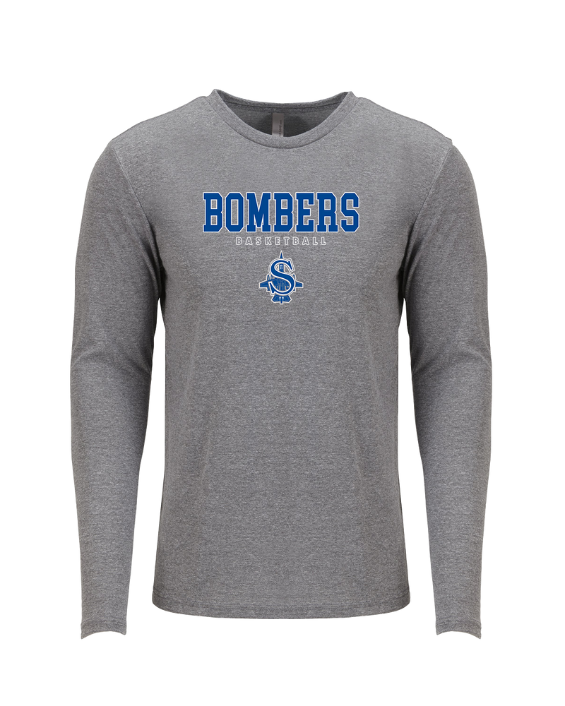 Sayreville War Memorial HS Boys Basketball Block - Tri Blend Long Sleeve
