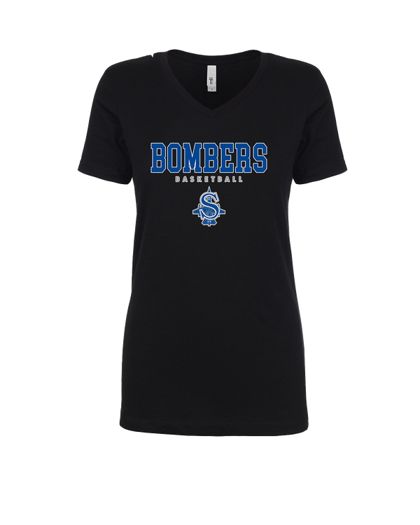 Sayreville War Memorial HS Boys Basketball Block - Womens V-Neck