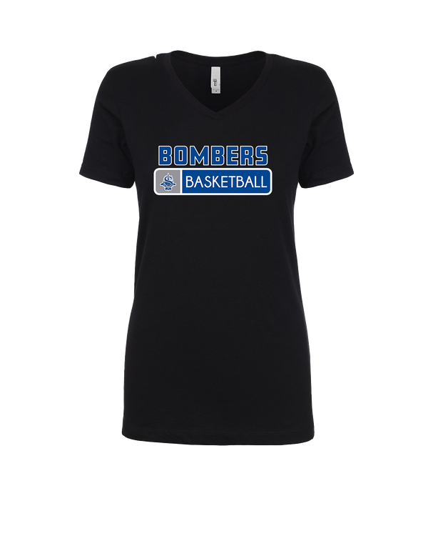 Sayreville War Memorial HS Boys Basketball Pennant - Womens V-Neck