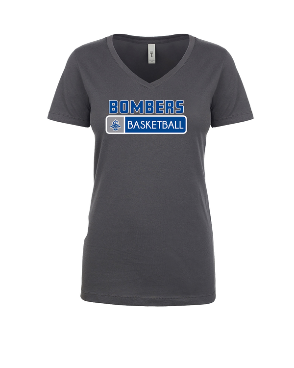 Sayreville War Memorial HS Boys Basketball Pennant - Womens V-Neck