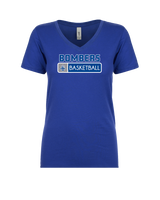 Sayreville War Memorial HS Boys Basketball Pennant - Womens V-Neck