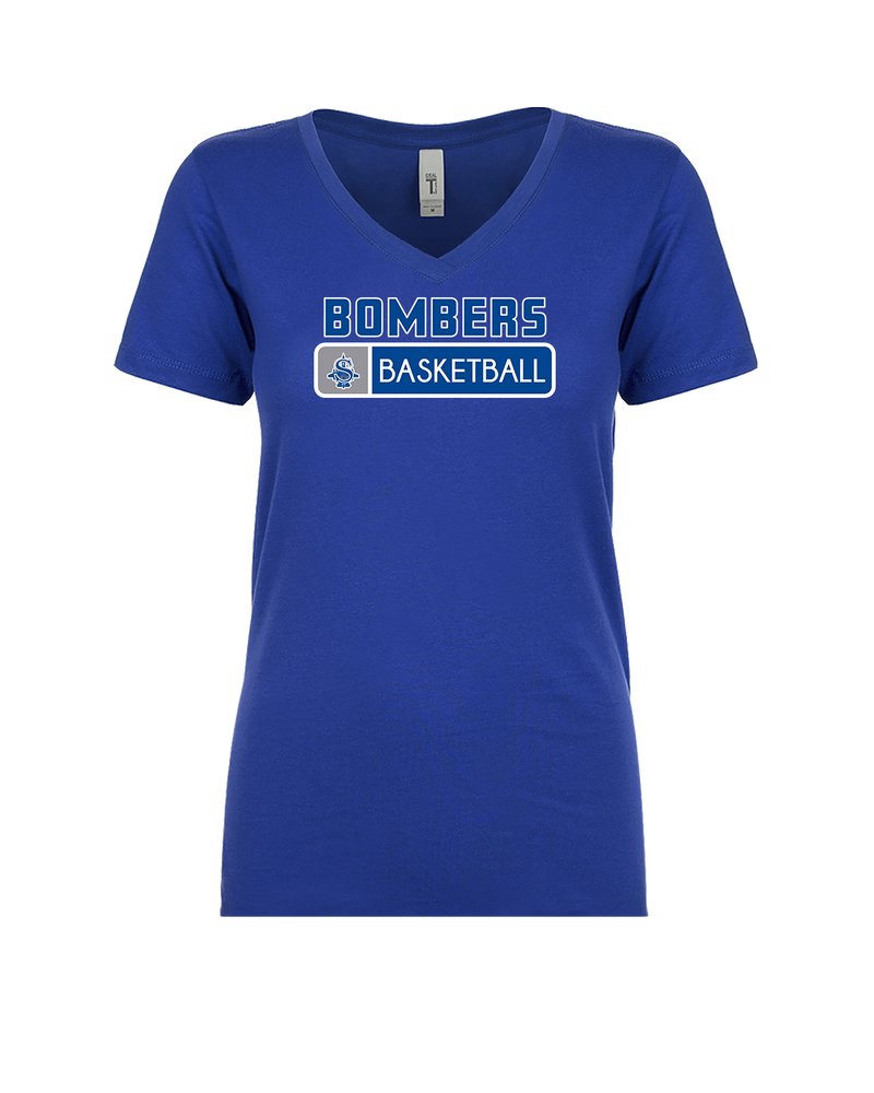 Sayreville War Memorial HS Boys Basketball Pennant - Womens V-Neck