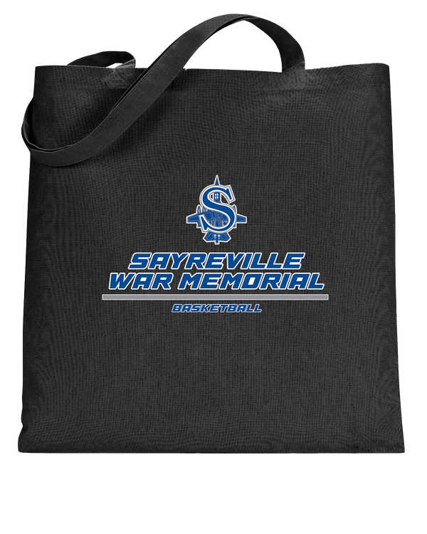 Sayreville War Memorial HS Boys Basketball Split - Tote Bag