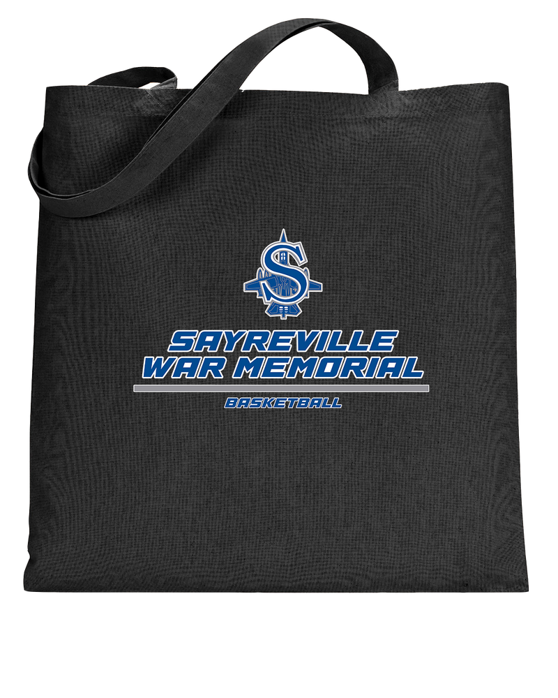 Sayreville War Memorial HS Boys Basketball Split - Tote Bag