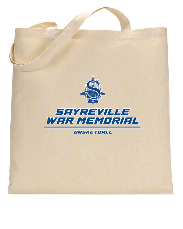 Sayreville War Memorial HS Boys Basketball Split - Tote Bag