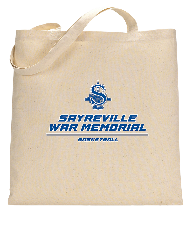 Sayreville War Memorial HS Boys Basketball Split - Tote Bag