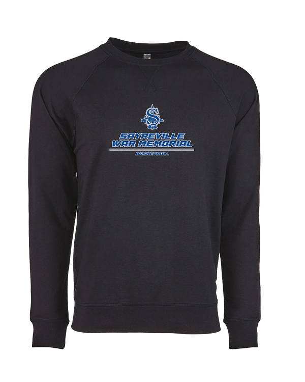Sayreville War Memorial HS Boys Basketball Split - Crewneck Sweatshirt