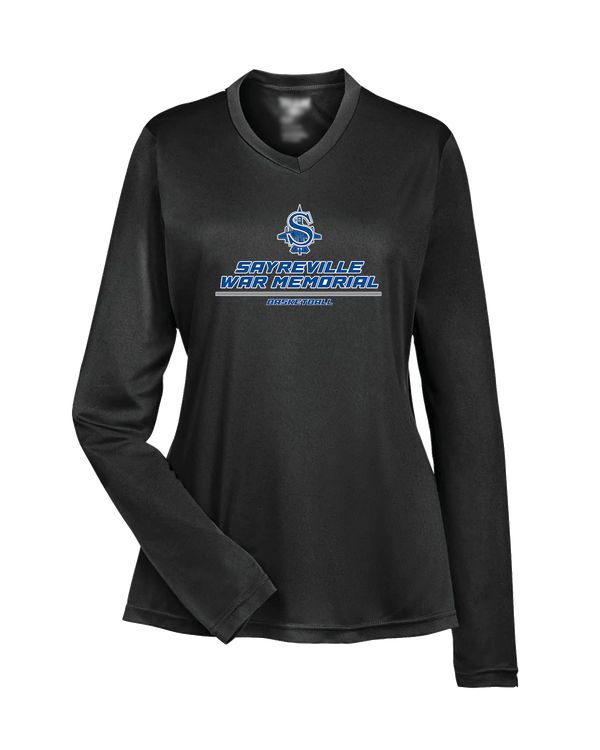 Sayreville War Memorial HS Boys Basketball Split - Womens Performance Long Sleeve