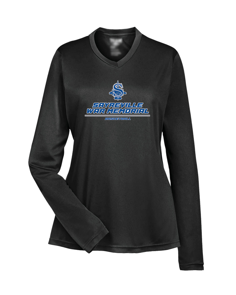 Sayreville War Memorial HS Boys Basketball Split - Womens Performance Long Sleeve