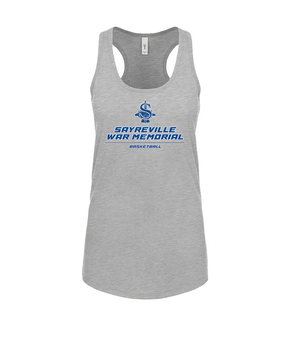 Sayreville War Memorial HS Boys Basketball Split - Womens Tank Top