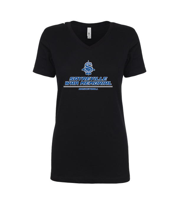 Sayreville War Memorial HS Boys Basketball Split - Womens V-Neck