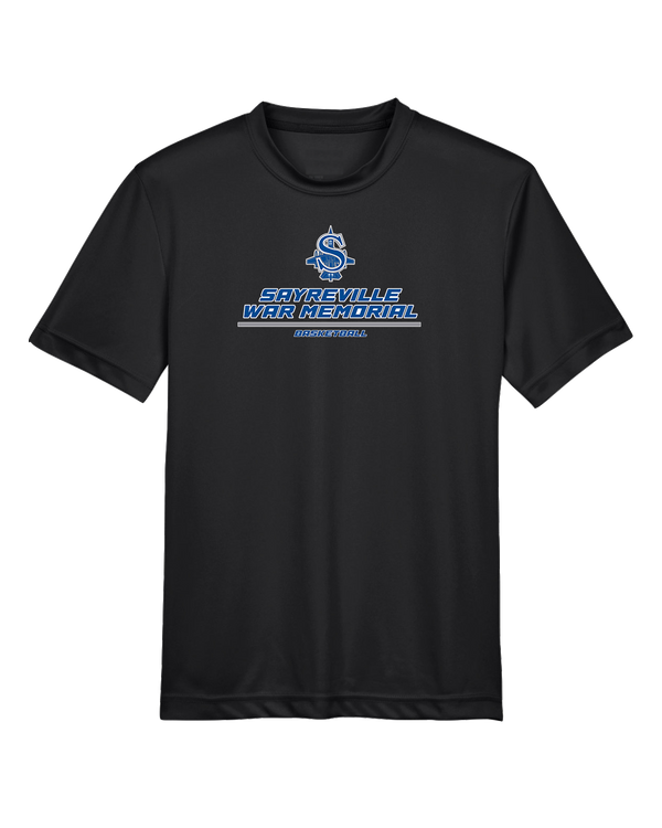 Sayreville War Memorial HS Boys Basketball Split - Youth Performance T-Shirt