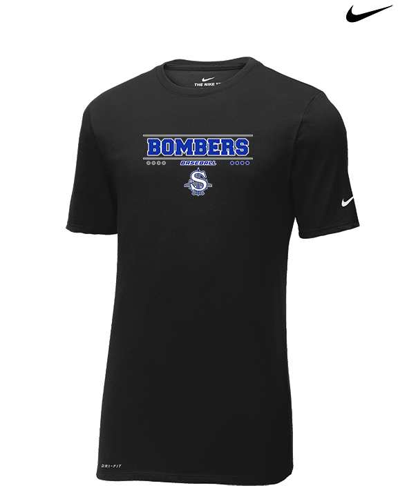 Sayreville War Memorial HS Baseball Border - Mens Nike Cotton Poly Tee