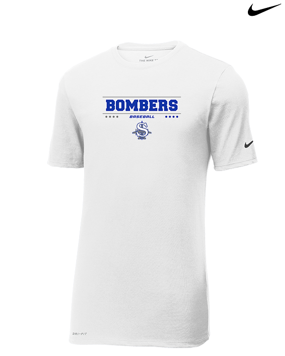 Sayreville War Memorial HS Baseball Border - Mens Nike Cotton Poly Tee