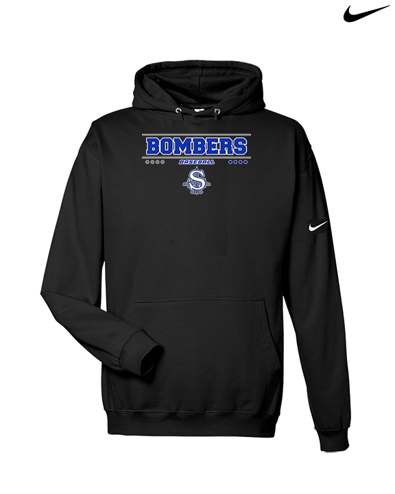 Sayreville War Memorial HS Baseball Border - Nike Club Fleece Hoodie