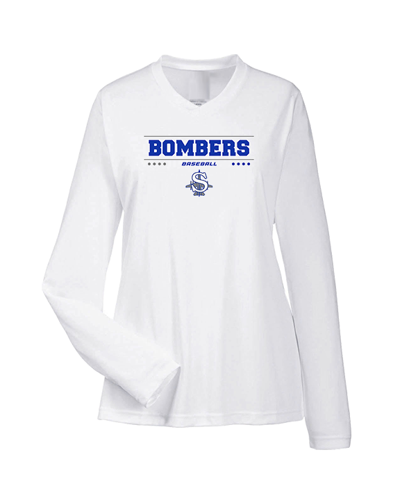 Sayreville War Memorial HS Baseball Border - Womens Performance Longsleeve