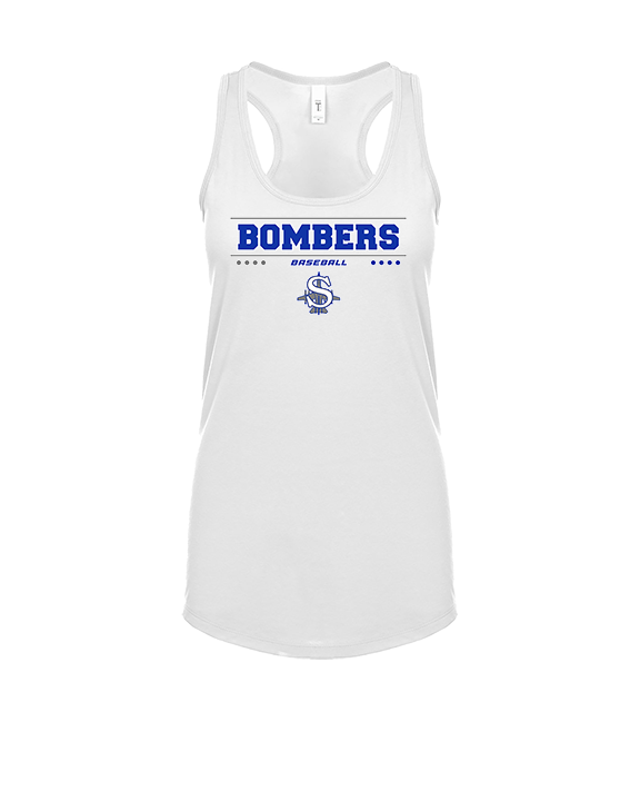 Sayreville War Memorial HS Baseball Border - Womens Tank Top
