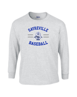 Sayreville War Memorial HS Baseball Curve - Cotton Longsleeve