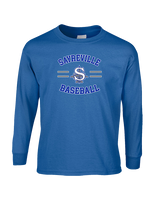 Sayreville War Memorial HS Baseball Curve - Cotton Longsleeve