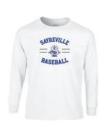 Sayreville War Memorial HS Baseball Curve - Cotton Longsleeve