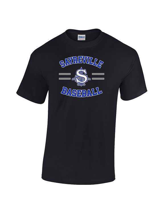 Sayreville War Memorial HS Baseball Curve - Cotton T-Shirt