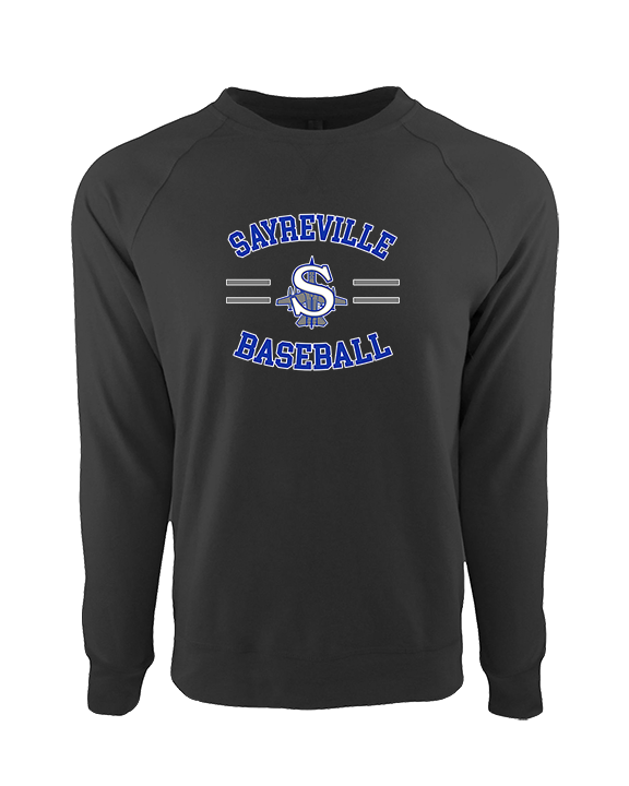 Sayreville War Memorial HS Baseball Curve - Crewneck Sweatshirt