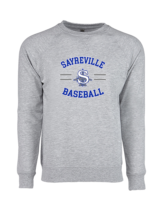 Sayreville War Memorial HS Baseball Curve - Crewneck Sweatshirt