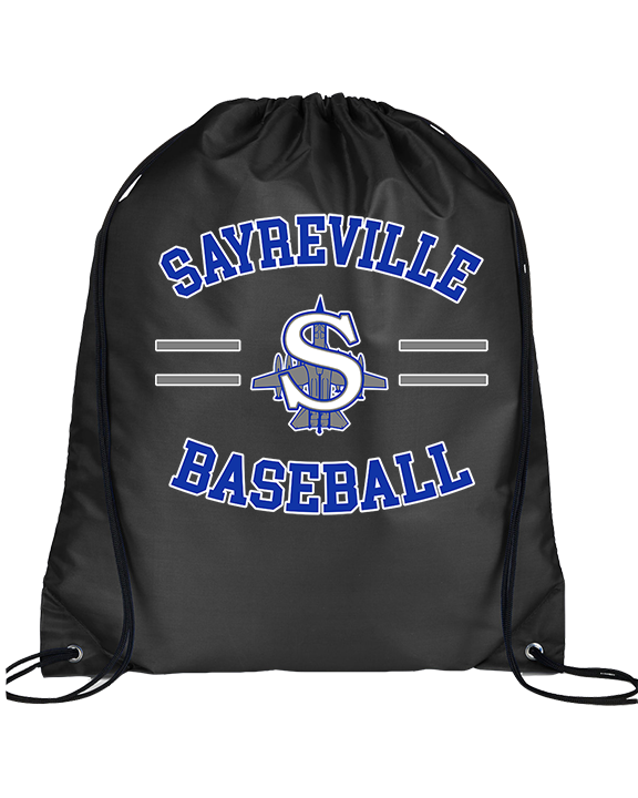Sayreville War Memorial HS Baseball Curve - Drawstring Bag