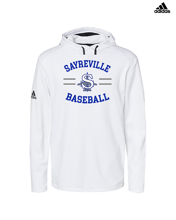 Sayreville War Memorial HS Baseball Curve - Mens Adidas Hoodie