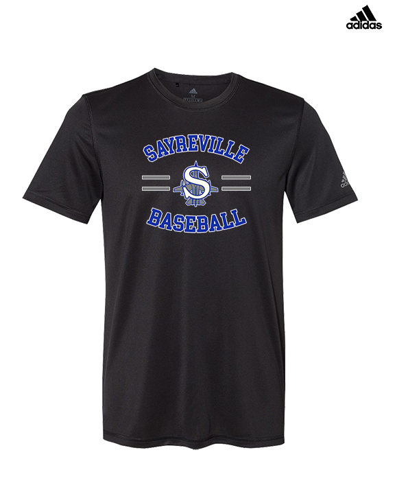Sayreville War Memorial HS Baseball Curve - Mens Adidas Performance Shirt