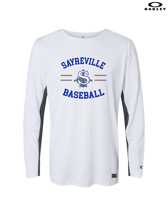 Sayreville War Memorial HS Baseball Curve - Mens Oakley Longsleeve