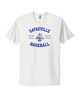 Sayreville War Memorial HS Baseball Curve - Mens Select Cotton T-Shirt