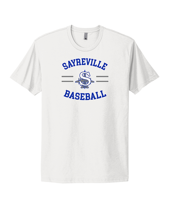 Sayreville War Memorial HS Baseball Curve - Mens Select Cotton T-Shirt