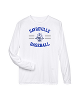 Sayreville War Memorial HS Baseball Curve - Performance Longsleeve