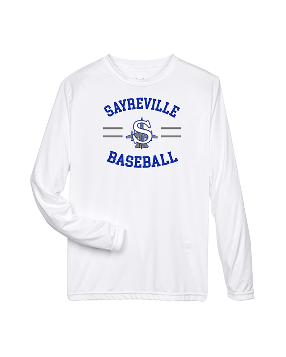 Sayreville War Memorial HS Baseball Curve - Performance Longsleeve
