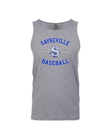 Sayreville War Memorial HS Baseball Curve - Tank Top