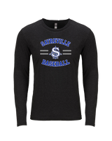 Sayreville War Memorial HS Baseball Curve - Tri-Blend Long Sleeve