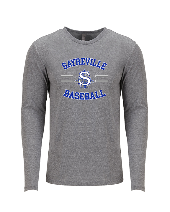 Sayreville War Memorial HS Baseball Curve - Tri-Blend Long Sleeve