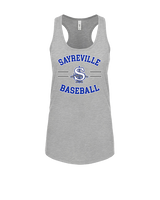 Sayreville War Memorial HS Baseball Curve - Womens Tank Top