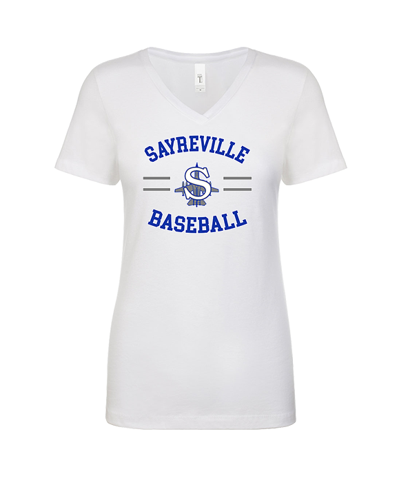 Sayreville War Memorial HS Baseball Curve - Womens Vneck